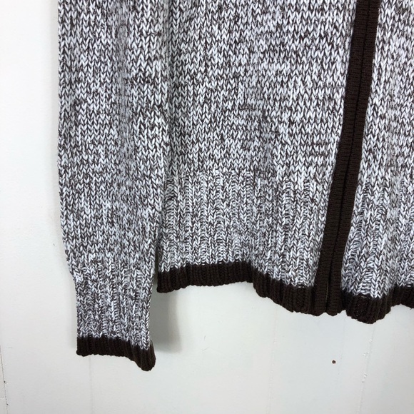 Cherokee Full Zip Knit Speckled Turtleneck Sweater Sz S - Picture 5 of 10